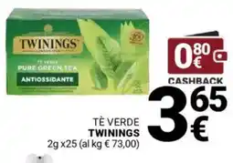 Supermercati Gulliver Tè verde TWININGS offerta