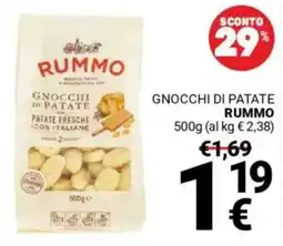 Supermercati Gulliver Gnocchi di patate RUMMO offerta