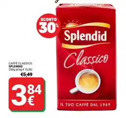 Supermercati Gulliver Caffè classico SPLENDID offerta