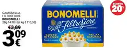 Supermercati Gulliver Camomilla filtrofiore BONOMELLI offerta