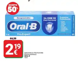 Supermercati Gulliver Dentifricio protezione professionale ORAL-B offerta