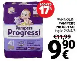 Supermercati Gulliver Pannolini pampers progressi offerta