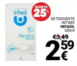 Supermercati Gulliver Detergente intimo INFASIL offerta