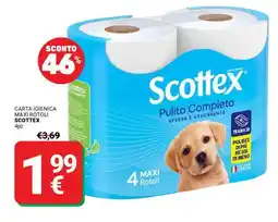 Supermercati Gulliver Carta igienica maxi rotoli SCOTTEX offerta