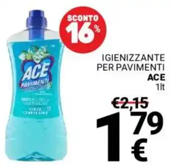 Supermercati Gulliver Igienizzante per pavimenti ACE offerta