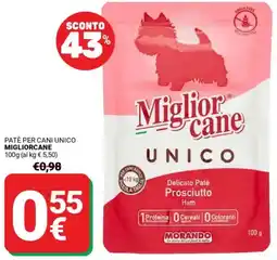 Supermercati Gulliver Patè per cani unico MIGLIORCANE offerta