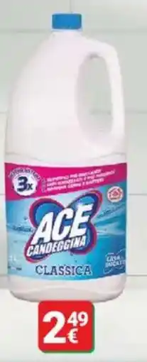 Supermercati Gulliver Ace candeggina classica offerta