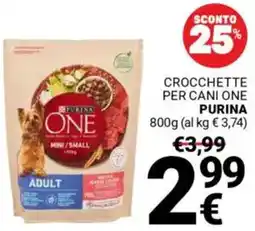 Supermercati Gulliver Crocchette per cani one PURINA offerta
