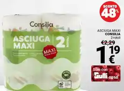 Supermercati Gulliver Asciuga maxi CONSILIA offerta
