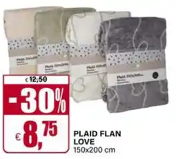 Il Gigante Plaid flan love offerta