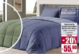 Il Gigante Trapunta in microfibra bicolor offerta