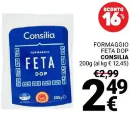 Supermercati Gulliver Formaggio feta dop CONSILIA offerta