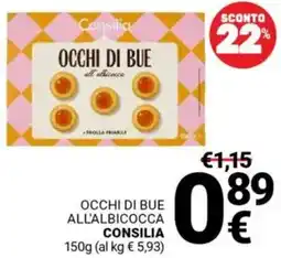 Supermercati Gulliver Occhi di bue all'albicocca CONSILIA offerta
