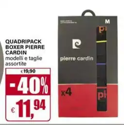 Il Gigante Quadripack boxer PIERRE CARDIN offerta