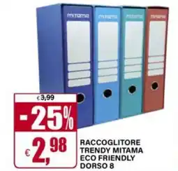 Il Gigante Raccoglitore trendy mitama eco friendly dorso 8 offerta
