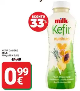 Supermercati Gulliver Kefir da bere MILK offerta