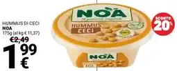Supermercati Gulliver Hummus di ceci NOA offerta