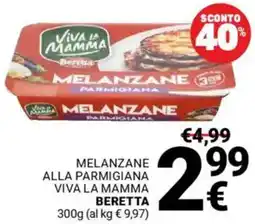 Supermercati Gulliver Melanzane alla parmigiana viva la mamma BERETTA offerta