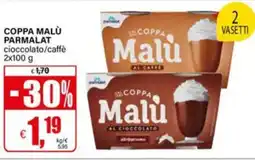 Il Gigante Coppa malù parmalat cioccolato/caffè offerta