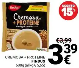 Supermercati Gulliver Cremosa + proteine FINDUS offerta