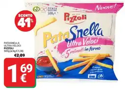 Supermercati Gulliver Patasnella ultra veloci PIZZOLI offerta