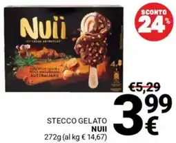 Supermercati Gulliver Stecco gelato NUII offerta