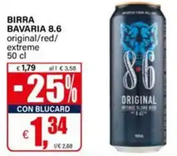 Il Gigante BAVARIA 8.6 original/red/ extreme offerta