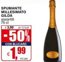 Il Gigante Spumante millesimato gilda offerta