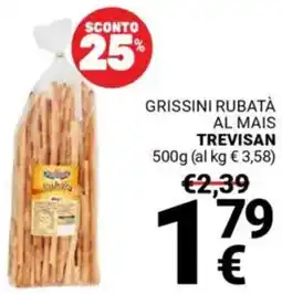 Supermercati Gulliver Grissini rubata al mais TREVISAN offerta