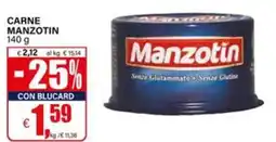 Il Gigante Carne MANZOTIN offerta