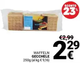 Supermercati Gulliver Waffeln GECCHELE offerta