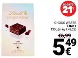 Supermercati Gulliver Choco wafer LINDT offerta