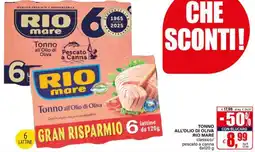 Il Gigante Tonno all'olio di oliva rio mare classico/ pescato a canna offerta