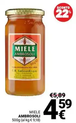 Supermercati Gulliver Miele AMBROSOLI offerta