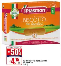 Il Gigante Il biscotto dei bambini PLASMON offerta