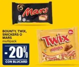 Il Gigante Bounty, twix, snickers o mars multipack offerta