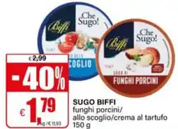 Il Gigante Sugo biffi funghi porcini/ allo scoglio/crema al tartufo offerta