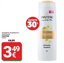 Supermercati Gulliver Shampoo rigenera e protegge PANTENE offerta