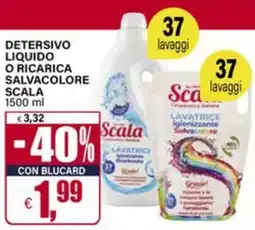 Il Gigante Detersivo liquido o ricarica salvacolore SCALA offerta