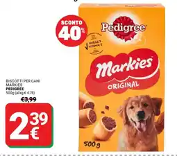 Supermercati Gulliver Biscotti per cani markies PEDIGREE offerta