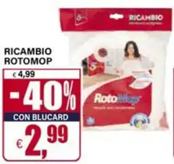 Il Gigante Ricambio ROTOMOP offerta