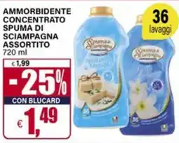 Il Gigante Ammorbidente concentrato SPUMA DI SCIAMPAGNA offerta