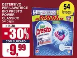 Il Gigante Detersivo per lavatrice bio presto power classico offerta