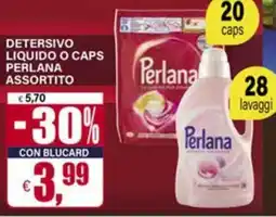 Il Gigante Detersivo con blucard PERLANA offerta