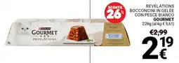 Supermercati Gulliver Revelations bocconcini in gelée con pesce bianco GOURMET offerta