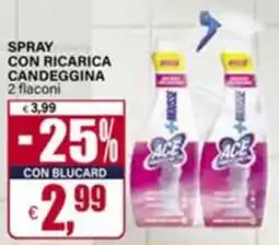 Il Gigante Spray con ricarica candeggina offerta