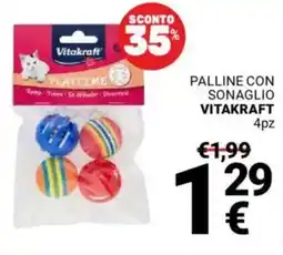 Supermercati Gulliver Palline con sonaglio VITAKRAFT offerta