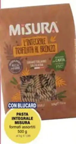 Il Gigante Pasta integrale MISURA offerta