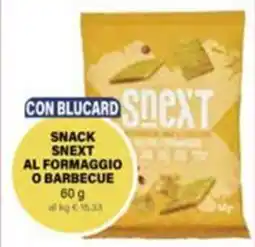 Il Gigante Snack snext al formaggio o barbecue offerta