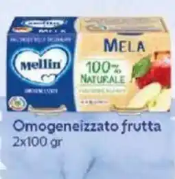 Supermercati Gulliver Mellin Omogeneizzato frutta offerta